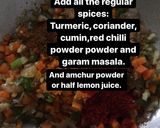 A picture of step 2 of Healthy Veg Mughlai paratha.