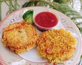 A picture of step 12 of Potatoes,Cheesy Instant Noodles Cutlets (Snacks).