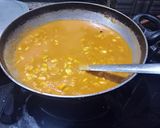 A picture of step 3 of Creamy Corn curry.