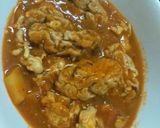 A picture of step 3 of Goat brain curry#mystaplefood#4wkschallenge.