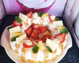 Une image de l'étape 8 de Charlotte aux ananas 🍍 et chantilly.