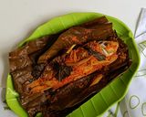 Foto langkah ke 5 dari resep Pepes Ikan Mas Bumbu Pedas.