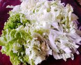 Foto langkah ke 1 dari resep Tumis sawi putih & terong pedas.