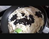 A picture of step 2 of Cranberry chocolate fudge.