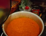 A picture of step 5 of Textured Soy Meatballs with Homemade Tomato Sauce.