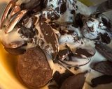 Gambar langkah 2 resipi Chocolate Truffle Squares | Super Easy Keto Dessert Guna Microwave.