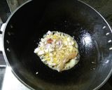 A picture of step 8 of Peas butter masala.