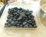A picture of step 1 of A healthy breakfast--Blueberry Waffle.