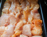 Foto del paso 6 de la receta: Pollo al horno con papas y muzzarella