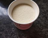 A picture of step 1 of Semolina disc roll.