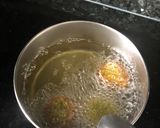 A picture of step 7 of Falafel with hummus and tahini salad what 3 recipes yummy.