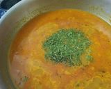 A picture of step 6 of Kala chana masala.