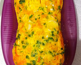 Foto del paso 4 de la receta: Tortilla de calabaza y palitos de cangrejo en microondas