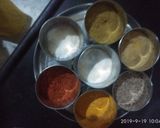 A picture of step 4 of Basen ke chilla ki vegetable.