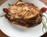 A picture of step 3 of Banana pancakes (banánové lievance).