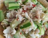Foto langkah ke 4 dari resep Mentimun kol masak terasi.