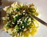 Une image de l'étape 3 de Courgette farcie et champignon mozzarella.