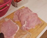 ,,Schab z groszkiem, patisonem i pieczarkami w sosie,, krok przepisu 2 zdjęcie