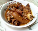 A picture of step 3 of Cowleg pepper soup.