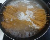 A picture of step 4 of Chicken Spaghetti.