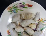 A picture of step 2 of Arbi fry.