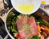 A picture of step 2 of Classic Consommé (Clarified Stock)! [Step 2 of 2].