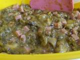 Tortilla de alcachofa y jamón
