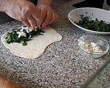 Foto del paso 9 de la receta: Pan Árabe con relleno de espinacas y queso