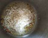 A picture of step 2 of Pongal (gur ki kheer).