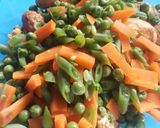 A picture of step 3 of Mixed Vegetables Biryani.