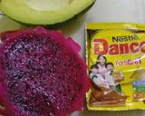 Foto langkah ke 1 dari resep Avocado mix dragon fruit's less sugar, simpel yummy.