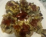 Foto del paso 6 de la receta: Flores de alcachofa con crujiente de jamón