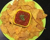 A picture of step 10 of Nachos with Tomato Salsa.