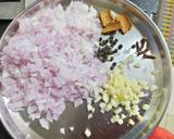 A picture of step 1 of Dal fry and makki roti.