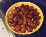 Une image de l'étape 8 de Tarte aux prunes et amandes (pâte sablée œuf et sucre glace).