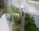 A picture of step 2 of Mint lemonade mojito.