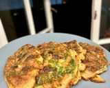 A picture of step 7 of Ejjeh - Lebanese style omelette.