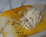 Foto del paso 1 de la receta: Tostada francesa saladas sabor queso (Pan duro)