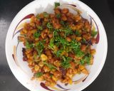 A picture of step 6 of Crispy sweet corn chilli.