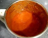 A picture of step 3 of Shahi Paneer.
