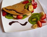 Foto del paso 5 de la receta: Crepé de avena con frutas
