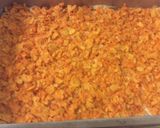 A picture of step 5 of Dorito chicken casserole.