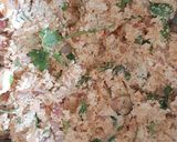 A picture of step 4 of Paneer paratha.