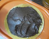 Foto del paso 5 de la receta: Tarta de mousse con kiwi y almendras