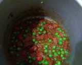 A picture of step 2 of Soya nuggets rice with matar paneer and sprouts salad.
