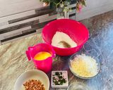 🧀🥓Bacon-Cheese Gofri 🧇❤️🍳 recept fázis 3 fotója