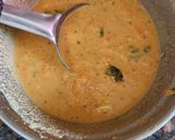A picture of step 3 of Carrot besan chilla.