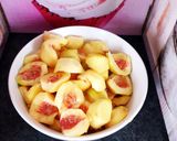 Une image de l'étape 1 de Confitures de pêches 🍑 et framboises 😋 #septembre.