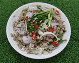 Hình bước làm 6 của món Hến xào hành tây