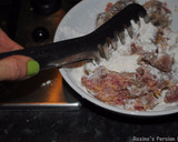 A picture of step 1 of Beef stroganoff.